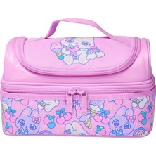 Smiggle Bright Eyes Çift Katlı Beslenme Çantası Pembe 457459