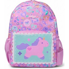 Smiggle Little Journeys Junior Kapüşonlu Karakter Sırt Çantası Pembe 458340