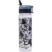Smiggle Bright Eyes Plastik Suluk 650 ml Gri 457627