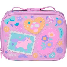 Smiggle Little Journeys Mini Kare Beslenme Çantası Pembe 458129
