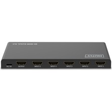 Digitus DS-55334 8k HDMI Switch 5x1 – 8K@60Hz / 4K@120Hz Ultra Hd Kumandalı HDMI Çoklayıcı / Anahtar