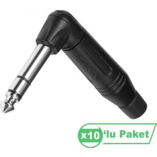 Amphenol Acps-Rb 6,3mm Stereo Erkek Jak Konnektör ( 10'lu Paket )