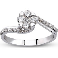 Harem Altın 0.48 Ct Coronet Pırlanta Yüzük CORY27