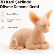 Aim 3D Kedi Şeklinde Dövme Deneme Derisi
