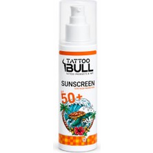 Tattoo Bull TattooBull Güneş Kremi 100 ml Dövme ve Cilt Koruyucu SPF Krem