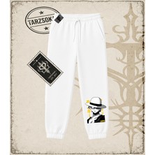 Tarzsokak One Piece Anime Karakterleri  Unisex Jogger Eşofman Altı Beyaz