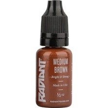 Radiant Colors Medium Brown Kahverengi Dövme Boyası 0,5oz - 15ml