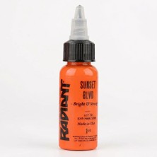Radiant Colors Sunset Blvd Turuncu Dövme Boyası 1oz - 30ml