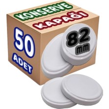 Akn Konserve Kapağı Büyük Standart (82MM) 50 Adet
