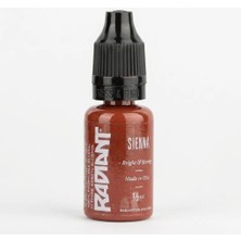 Radiant Colors Sienna Kahverengi Dövme Boyası 1/2oz - 15ml