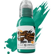 World Famous Tattoo Ink World Famous Ink Caribbean Sea Turkuaz Dövme Boyası 1oz - 30ml