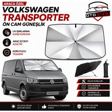 OtoÇizgi Volkswagen Transporter Şemsiye Tip Ön Cam Güneşliği Katlanabilir Uv Korumalı Araç Cam Güneşlik