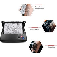 Panormos Tattoo Thermal Copier Machine PRT1 Siyah Dövme Stencil Termal Yazıcı