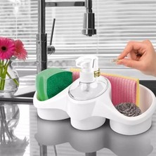 Akn Lavabo Düzenleyici, Sabunluk, Mutfak Seti, Bulaşık Süngeri, Bulaşık Deterjanı Dispenseri