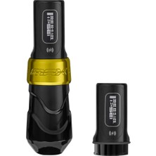 FK Irons Flux Max Gold Stealth 4.0mm Stroke Çift Bataryalı Kablosuz Dövme Makinesi - Gold