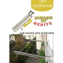 Akn Kare Alüminyum Balkon Çamaşır Kurutma Askılığı
