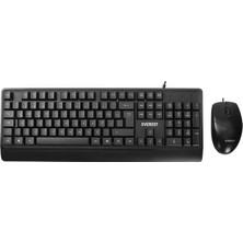 Hace Bazaar USB Kablolu Klavye - Mouse Set Q Klavye 3D - 1200DPI Mouse (4887)