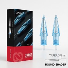 WJX 1203 RS 3 RS 0.35 mm Round Shader Medium Taper Kartuş Dövme İğnesi 20 Adet