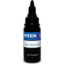 Intenze Ink Intenze Grey Wash Dark Siyah Dövme Boyası 4oz - 120ml