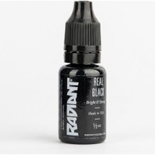 Radiant Colors Real Black Siyah Dövme Boyası 1/2oz - 15ml