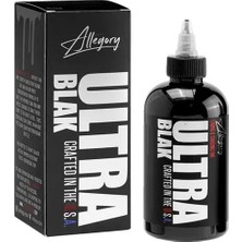 Allegory Ultra Blak Siyah Dövme Boyası 8oz - 240ml