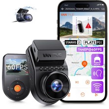 Vantrue Sonnet1 Pro Qhd 60FPS Wi-Fi 2 Kameralı Araç Kamerası