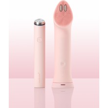 Medicube (Us) Age-R Booster Pro Mini Plus Pink + Booster Facial Cleansing Device Head Pink