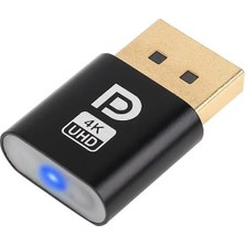 PrimeX Plus Primex PX-5261 Displayport 4K UHD Display Dummy Plug, Sanal Monitör Adaptörü, Ekran Kartı Emülatö