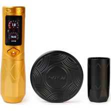 Ava Gtr Adjustable Stroke Kablosuz Dövme Makinesi Gold