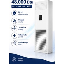 Uğur Klima Salon Tipi 48.000 Btu Usıs 481 I R333