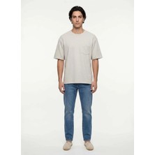 Lee Cooper Ekru Erkek Regular Fit T-Shirt 262 Lcm 242022 Tody Taş