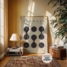 Persona Istanbul Bauhaus 1923 Sergi Posteri - Minimalist Geometrik Sanat Duvar Dekoru (Çerçevesiz)