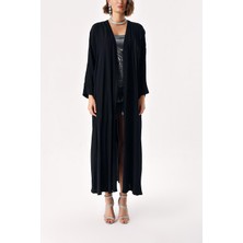 Societa Siyah Uzun kollu kaftan 94466