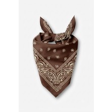 Papuç Sepeti Paisley Desen %100 Pamuklu Çok Amaçlı Bandana Fular
