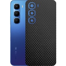 Kapps Infinix Hot 60 Pro Plus ile Uyumlu Fiber Serisi Premium Arka Kapak Kaplama(Kenarlar Yoktur!)