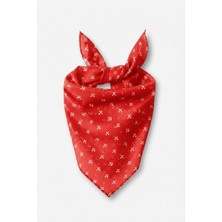 Papuç Sepeti Anchor Çapa Desenli %100 Pamuklu Çok Amaçlı Bandana Fular