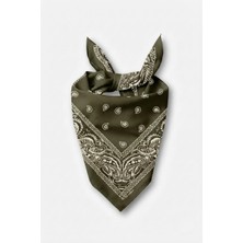 Papuç Sepeti Paisley Desen %100 Pamuklu Çok Amaçlı Bandana Fular