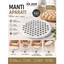 Ak Avm Mantı Aparatı Hamur Kesici Mantı Kalıbı Pratik Ev Tipi Mantı Yapma Aparatı Yuvarlak