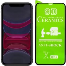 Hero iphone 11 Için Parlak Seramik Esnek Nano Ekran Koruyucu Film 9d 9h Siyah Çerçeveli Ekran Koruy