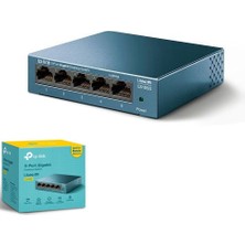 Marmara Qumasch Tp-Lınk Litewave 5 Port LS105G 10/100/1000 Gigabit Çelik Kasa Switch
