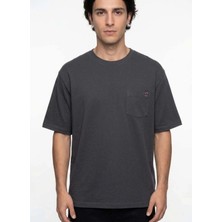 Lee Cooper Antrasit Erkek Regular Fit Logo Baskılı T-Shirt 262 Lcm 242022 Tody Antrasit