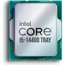 Marmara Qumasch Intel Core I5 14400 10 Core 4.7 Ghz 20MB 1700P 65W Tray (Kutusuz) (Fansız) (14. Nesil) (Vga)