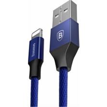 Marmara Qumasch Baseus Cafule Kablo USB Micro 2.4A 1m Kablo (Camklf-Bg1)