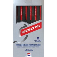 Marmara Qumasch Izeltaş 4530 Elektronikçi Torx Tornavida Seti 6 Parça