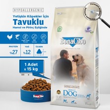 BonaCibo Adult Dog 15 kg Tavuklu ve Balıklı Yetişkin Köpek Maması