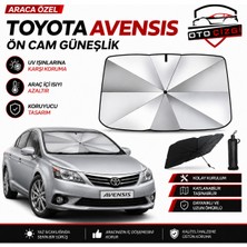 OtoÇizgi Toyota Avensis Şemsiye Tip Ön Cam Güneşliği Katlanabilir Uv Korumalı Araç Cam Güneşlik