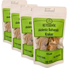 Blendfood Akdeniz Baharatlı Ketojenik Kraker (60 gr x 4 adet)