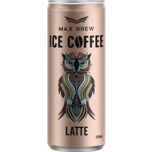 Max Brew Soğuk Kahve Latte 250 ml 12 Adet