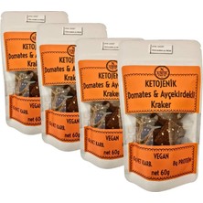 Blendfood Domatesli ve Çekirdekli Ketojenik Kraker (60 gr x 4 Adet)