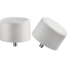 IKEA Heltuss Beyaz Perde Çubuğu Topuzu